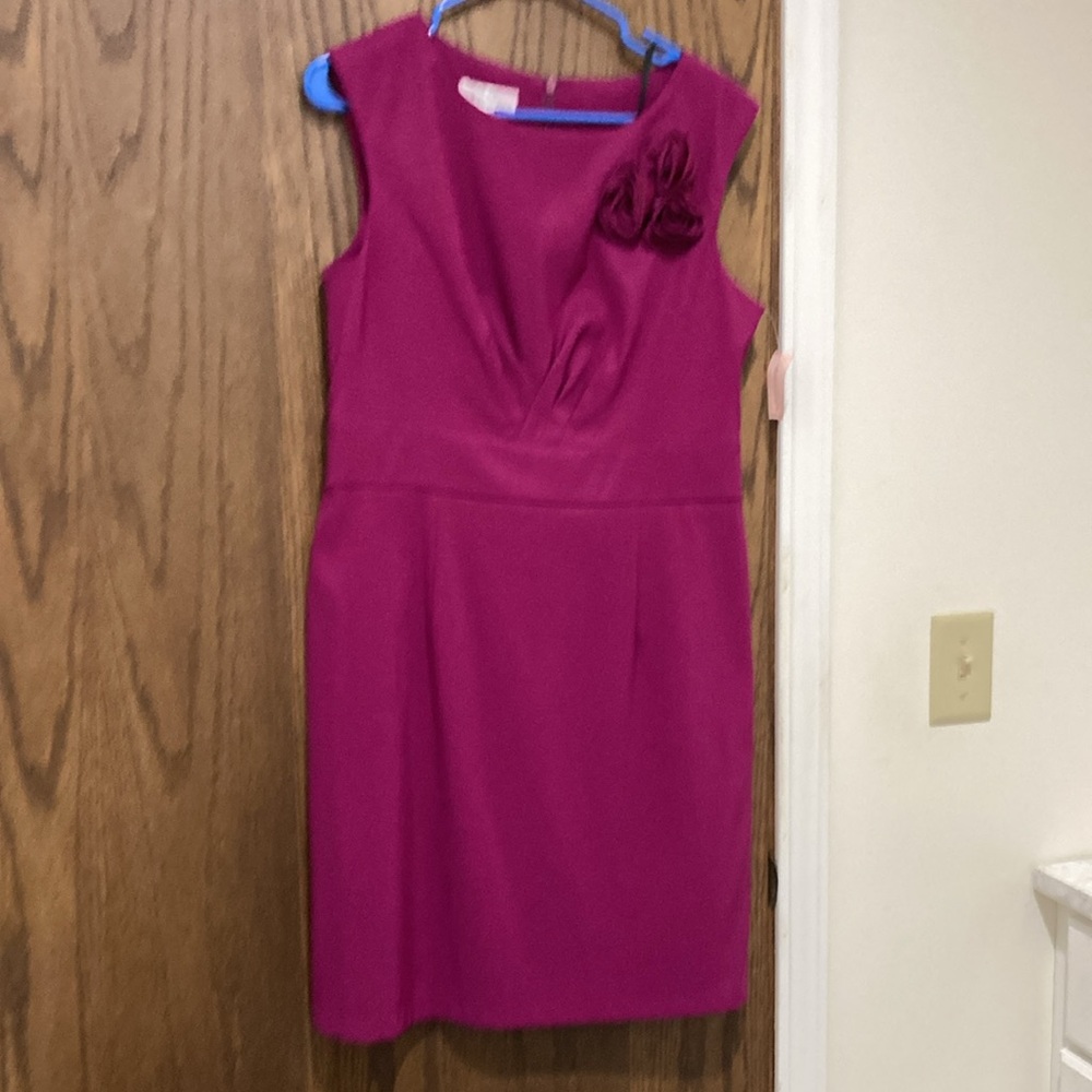 New beautiful magenta cocktail dress - Picture 3 of 11